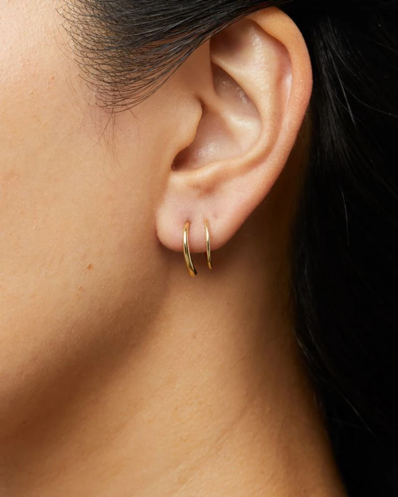 Double Hoop Earrings - Harley