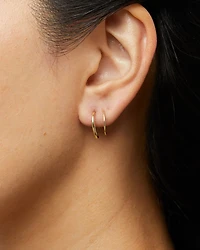 Double Hoop Earrings - Harley