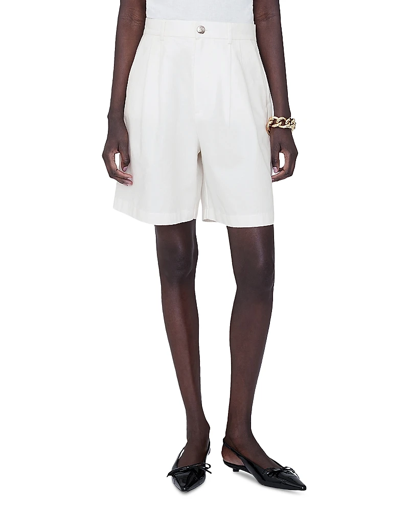 Anine Bing The Carrie Pleated Shorts