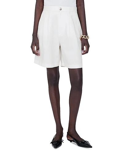Anine Bing The Carrie Pleated Shorts
