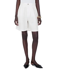 Anine Bing The Carrie Pleated Shorts