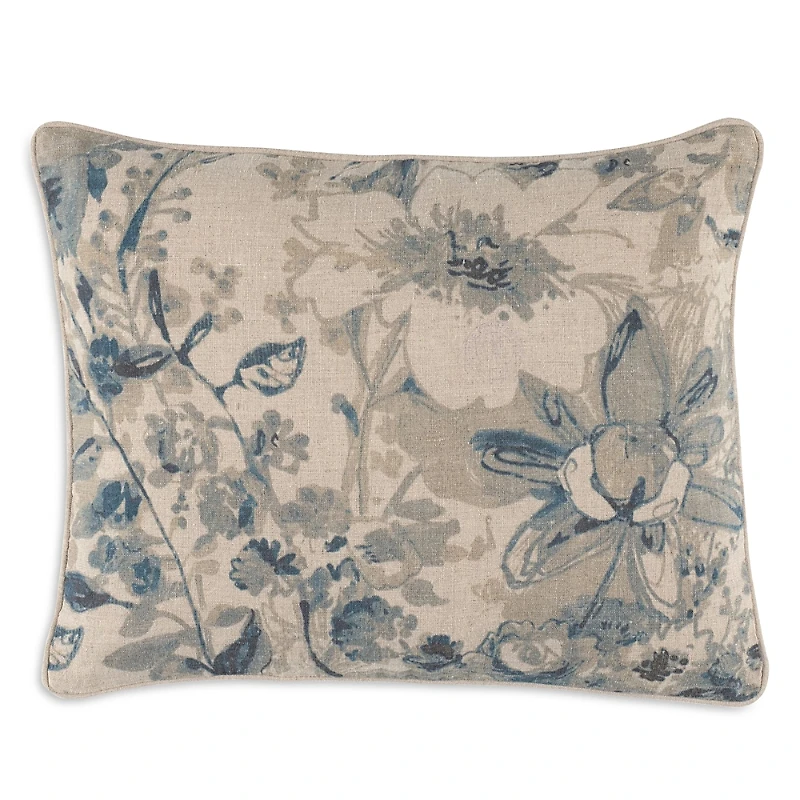 Annie Selke Meadow Botanical Lumbar Decorative Pillow Cover