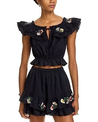 Embroidered Top