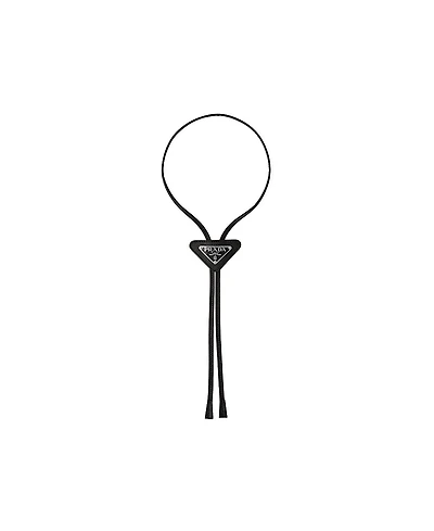 Prada Saffiano Leather Bolo Tie
