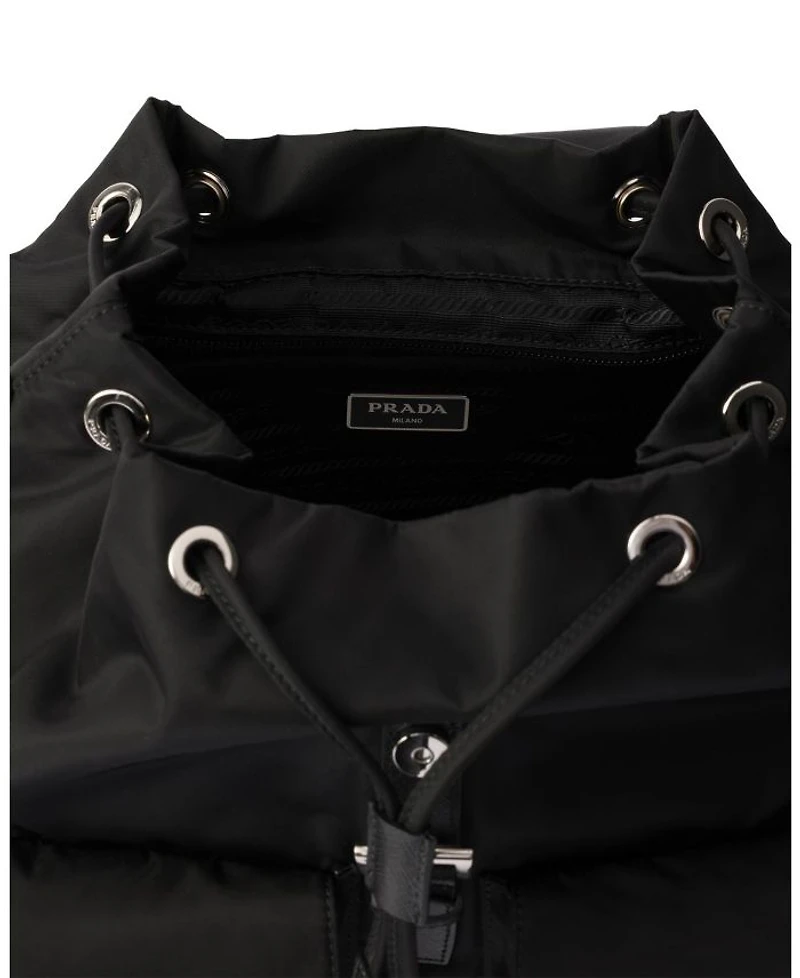Re-Nylon Medium Backpack with Pouch