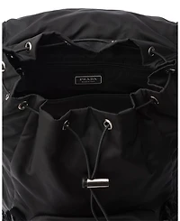 Re-Nylon and Saffiano Leather Backpack