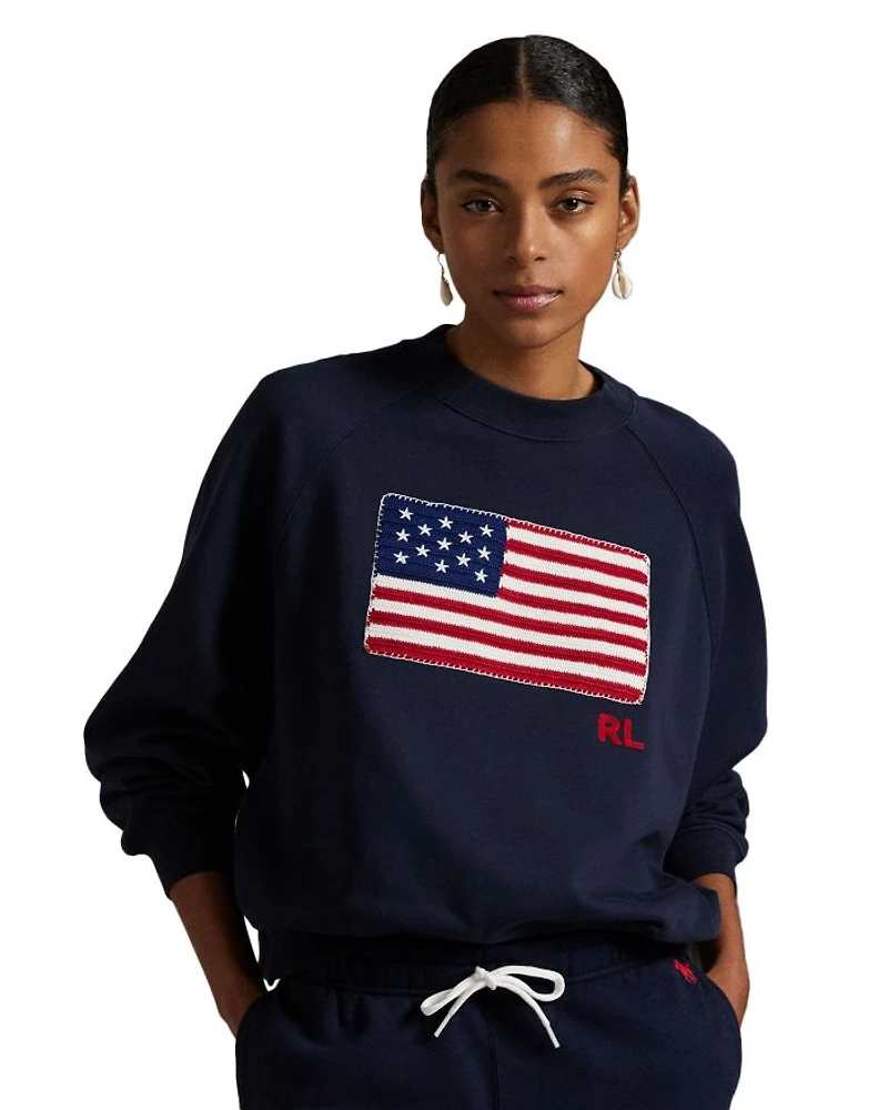Logo Flag French Terry Crewneck - Exclusive