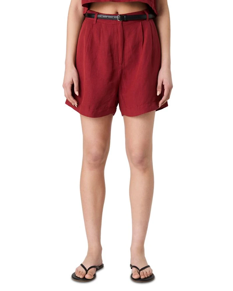 Birdie Linen Blend Walking Shorts
