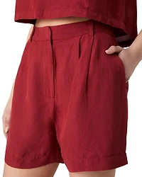 Birdie Linen Blend Walking Shorts