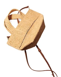 Crocheted Raffia Mini Tote