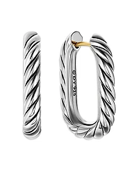 David Yurman Dy Madison Cable Hoop Earrings