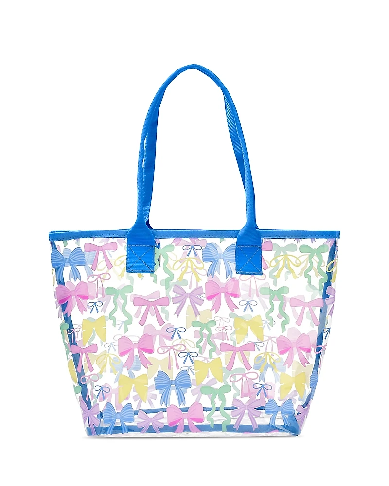 Iscream Girls' Pretty Bows Clear Tote Bag