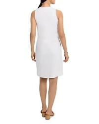 Textured Button Dress