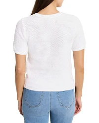 Tuck Stitch Sweater Tee