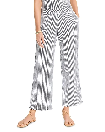 Nic+Zoe Pinstripe Gauze Pants