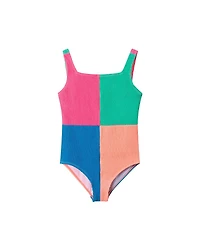 Andy & Evan Girls' One Piece Swim Suit - Big Kid