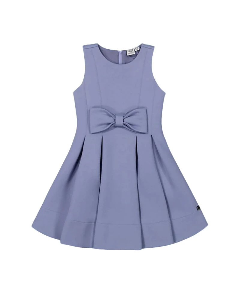 Deux par Deux Girls' Neoprene Bow Dress - Little Kid