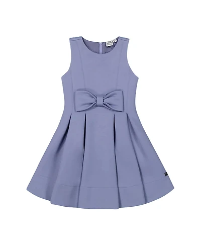 Deux par Deux Girls' Neoprene Bow Dress - Little Kid