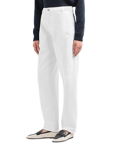 Emporio Armani Mid Rise Slim Barrel Leg Jeans