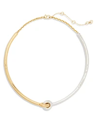 kate spade new york Interlock Structured Collar Necklace, 16-19
