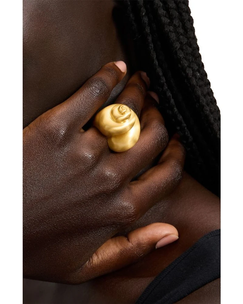 Beachside Shell Cocktail Ring