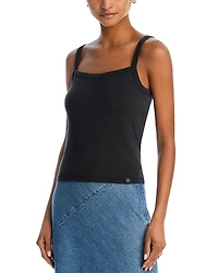 rag & bone The Slub Square Neck Tank Top