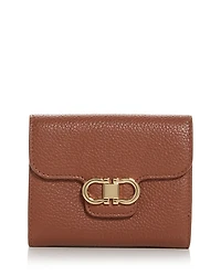 Ferragamo Gancini Leather Wallet