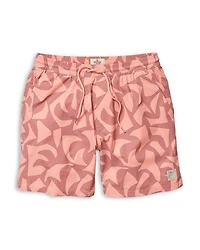 Printed Lined 6" Swim Shorts