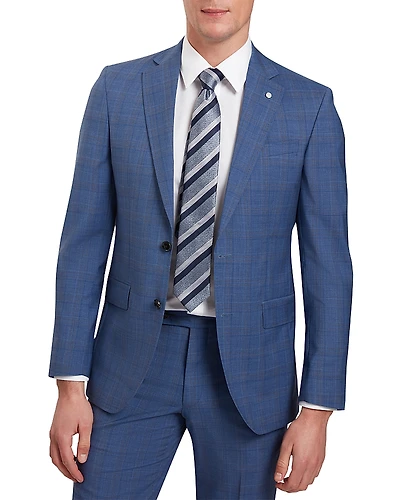 Ted Baker Check Classic Wool Modern Fit Suit Jacket
