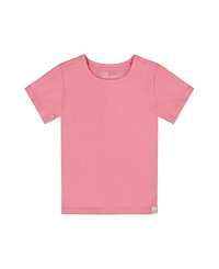 Deux par Girls' Crinkle Short Sleeve T-shirt - Big Kid