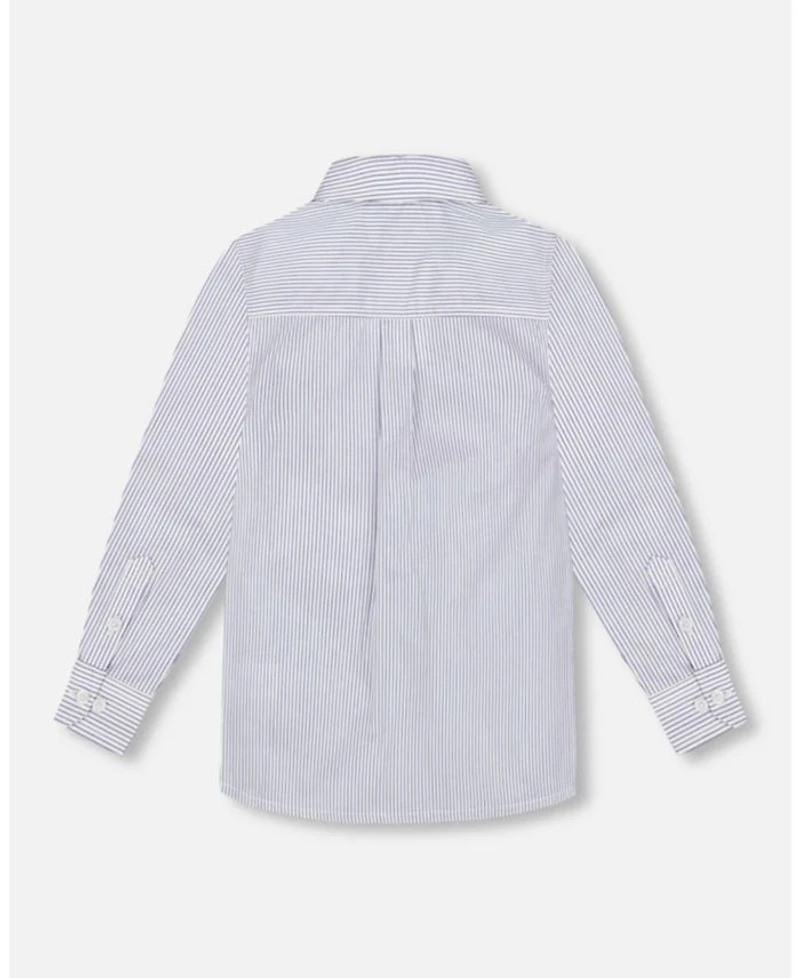 Boys' Long Sleeve Button Down Shirt - Little Kid