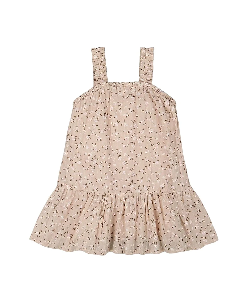 Deux par Girls' Printed Eyelet Dress - Big Kid