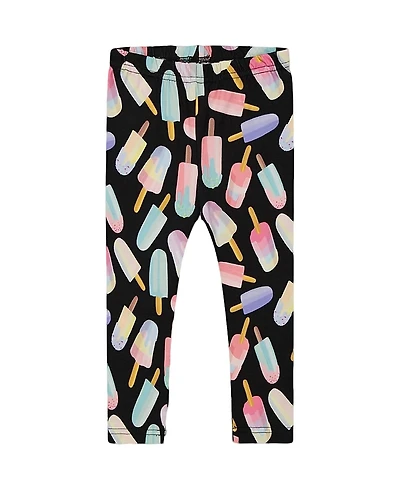 Deux par Deux Girls' Printed Capri Leggings