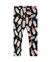 Deux par Deux Girls' Printed Capri Leggings