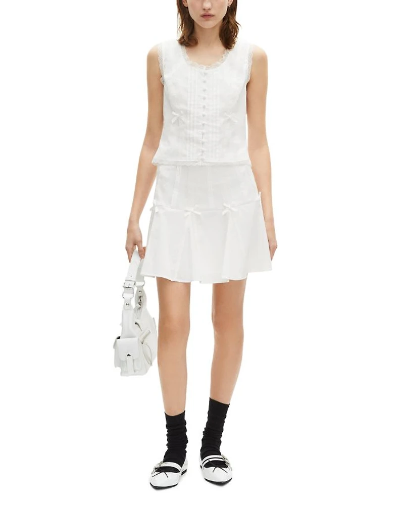 Sleeveless Lace Top