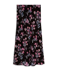 Floral Print Maxi Skirt