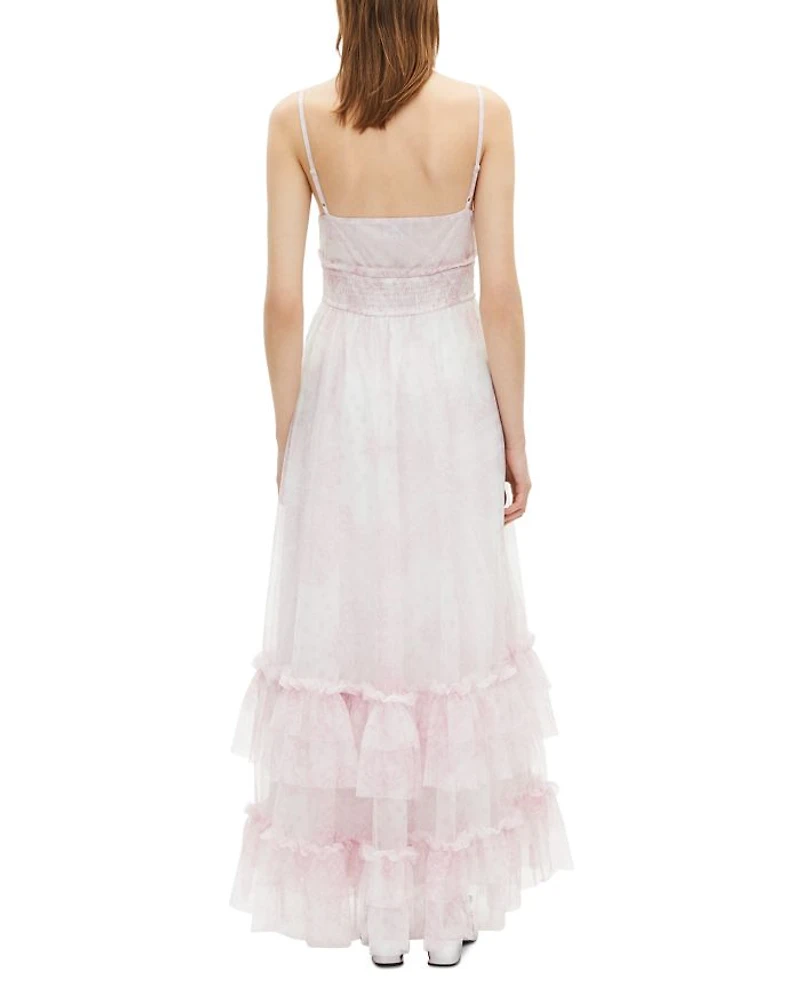Tiered Ruffle Trim Dress