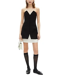 Notch Neck Dress