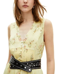 V Neck Sleeveless Dress