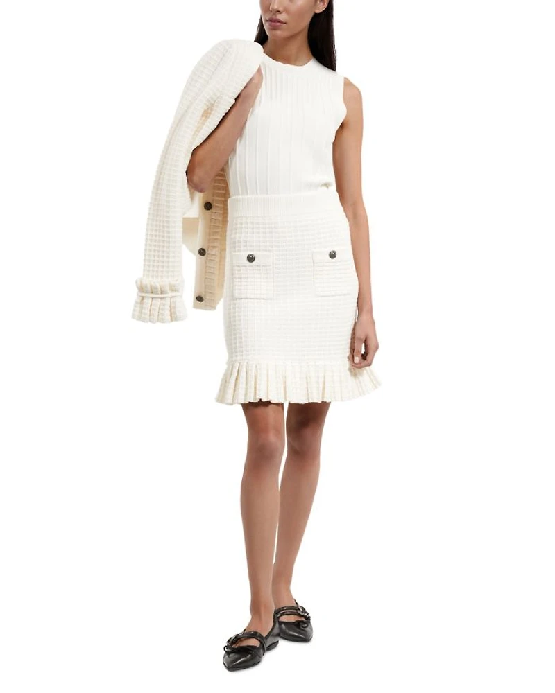 Textured Pencil Skirt