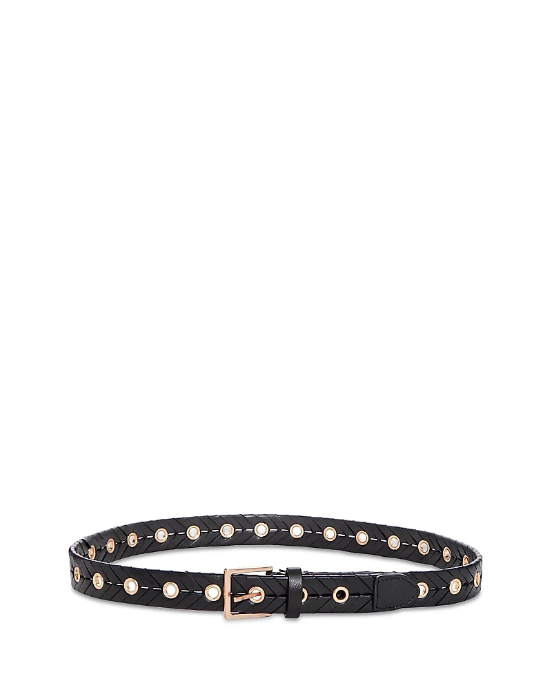 Allsaints Women's Alice Eyelet Leather Belt