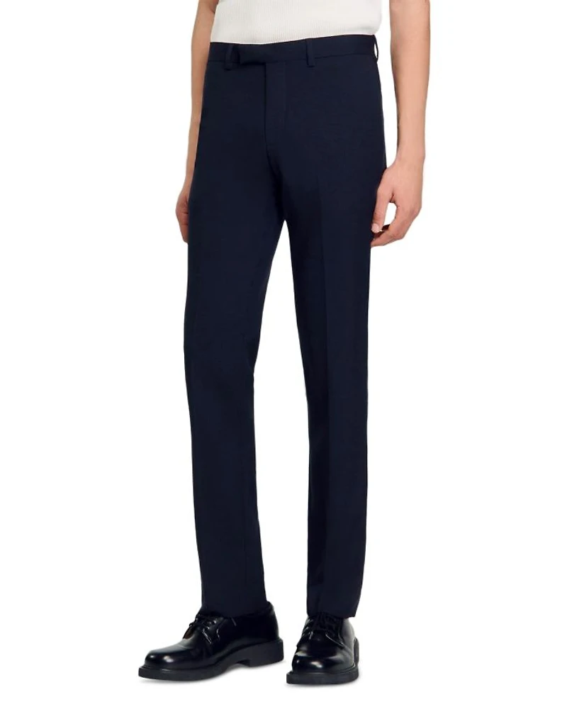 Classic Wool Suit Trousers