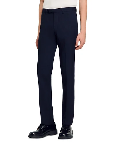 Classic Wool Suit Trousers
