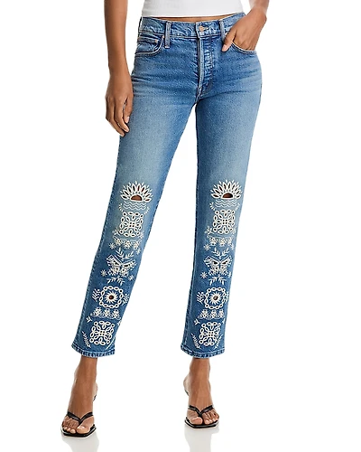 Mother The Mid Rise Hiker Hover Jeans