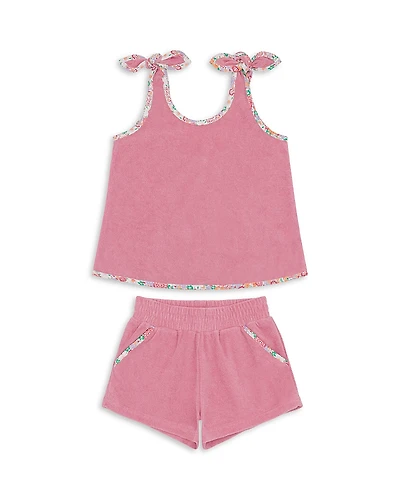 Minnow Girls' Tie Knot Tank Top & Shorts Set - Baby, Little Kid, Big Kid