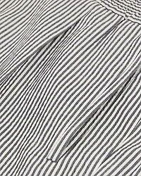 Drawstring Pinstripe Seersucker Trousers