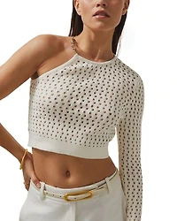 McLaren Flow One Sleeve Knitted Crop Top