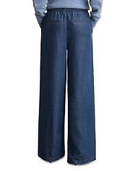 Parker Denim Look Wide Leg Pants