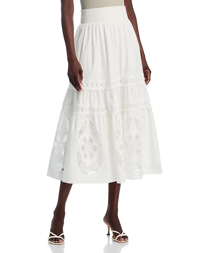 Embroidered Maxi Skirt