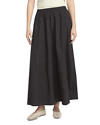Point Poplin A Line Skirt